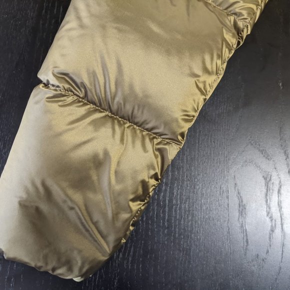 EDDIE BAUER DOWN Bronze Gold  Puffer Hooded Wiinter Coat XL New NWT - Picture 8 of 8